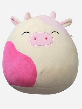 Squishmallows Caedyn Pink Cow Plush Toy 8” Stuffed Animal Gift Kawaii Cute